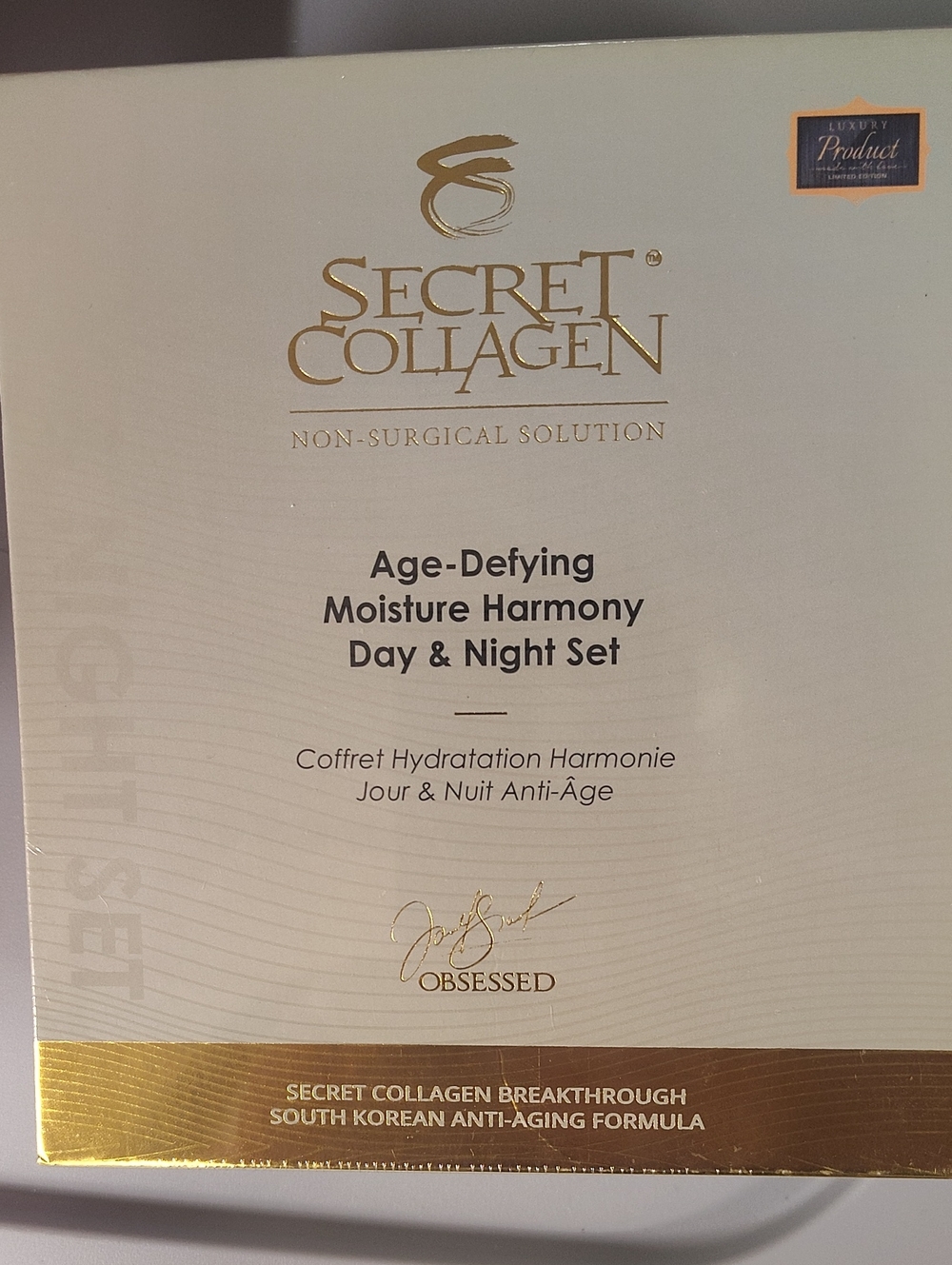 Age-Defying Moisture Harmony Day & Night Set — Cream/Gold